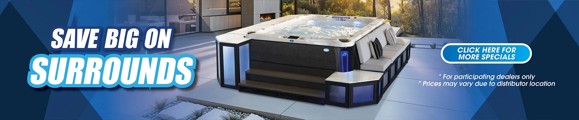 Calspas hot tub being used in a family setting - Inwood