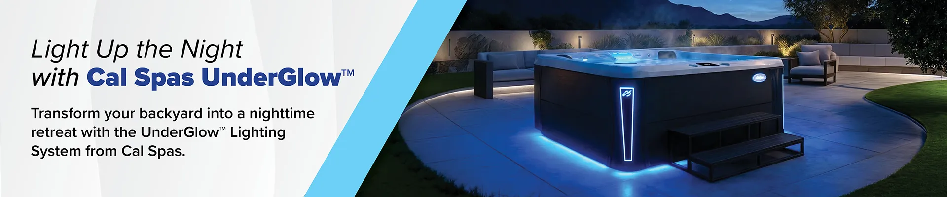 Calspas hot tub being used in a family setting - Inwood